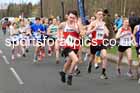 Boys and Girls Under-16s, 2026 Elswick Harriers Good Friday Road Relays and Young Athletes, Newburn,  Newcastle upon Tyne. Photo: David T. Hewitson/Sports for All Pics